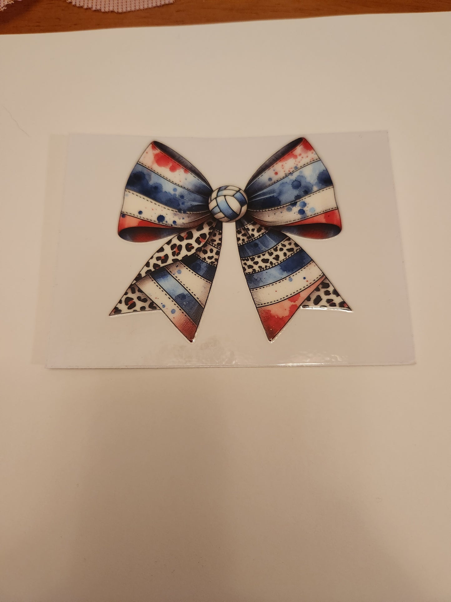 UVDTF Decal- Volleyball Bow