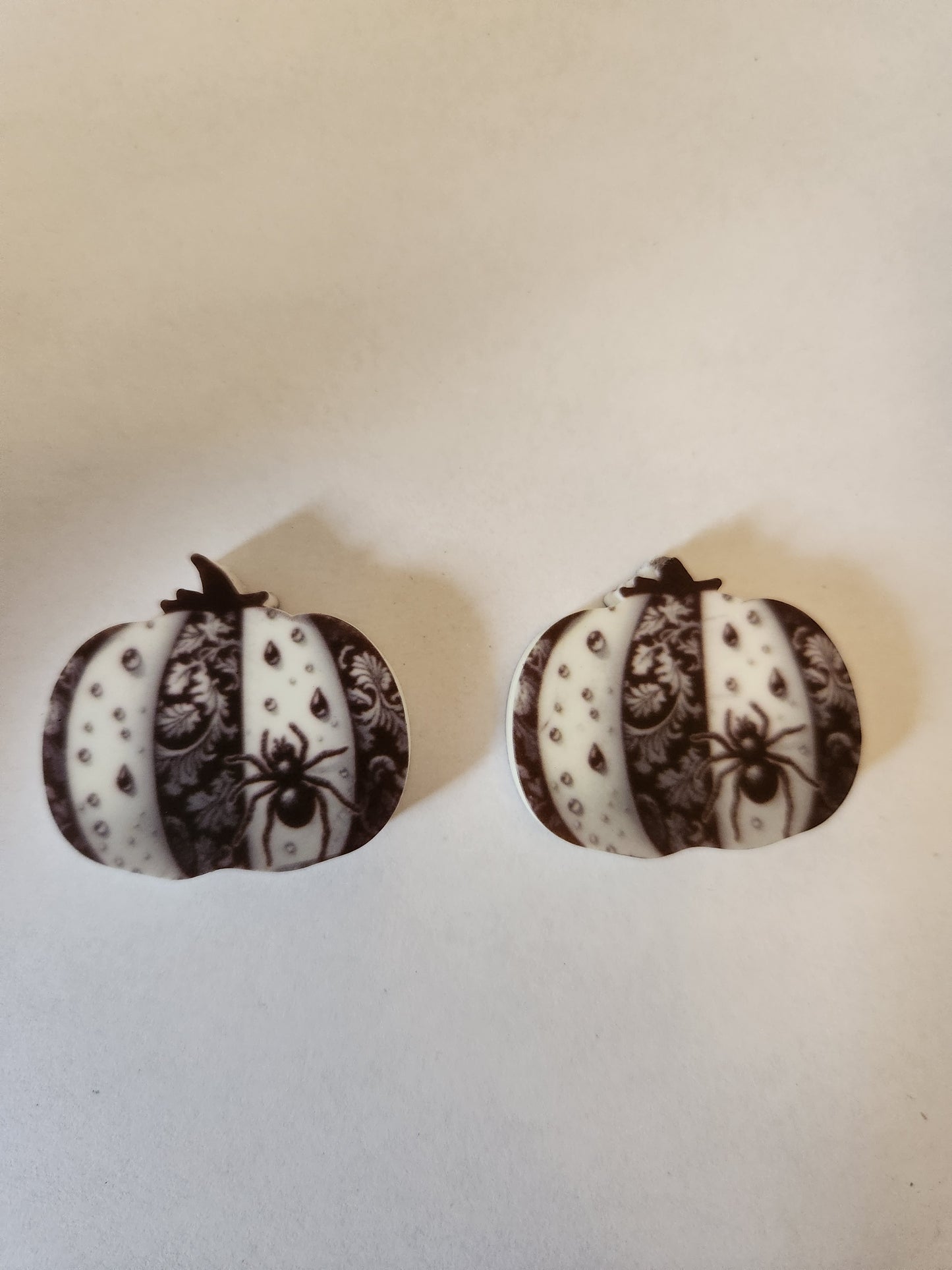 2D Silicone Focal- Spooky Pumpkin