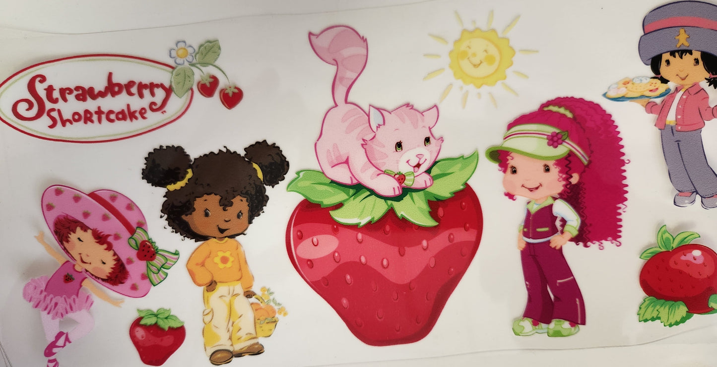 UVDTF 16oz Cup- Strawberry Shortcake