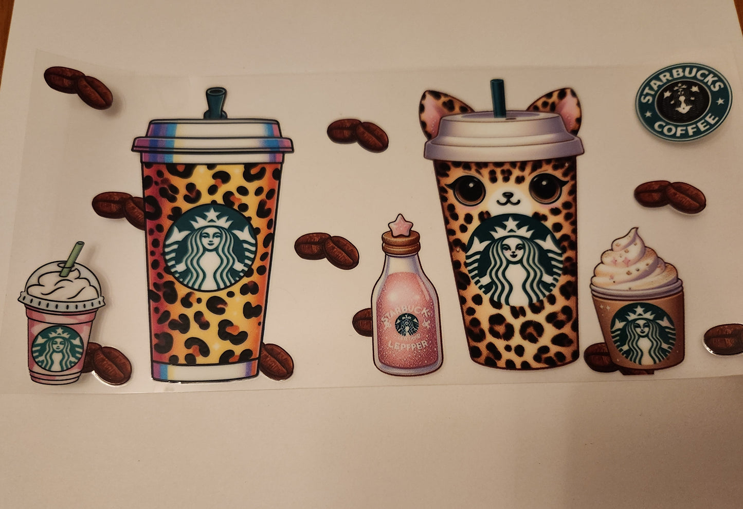 UVDTF Wrap- 16oz Starbies
