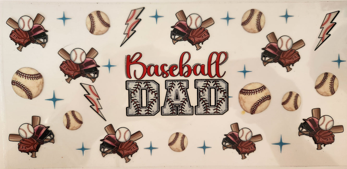 Cup Wrap- Baseball Dad