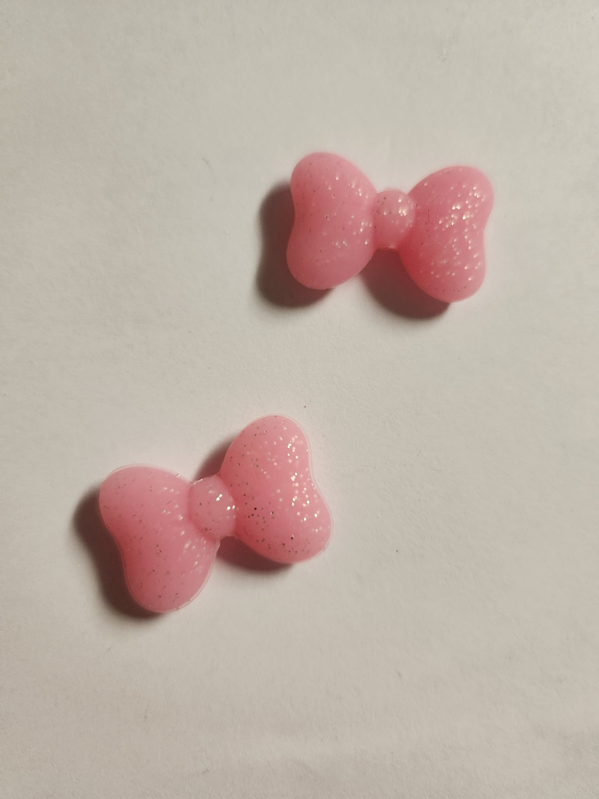 2D Silicone Focal- Pink Bow