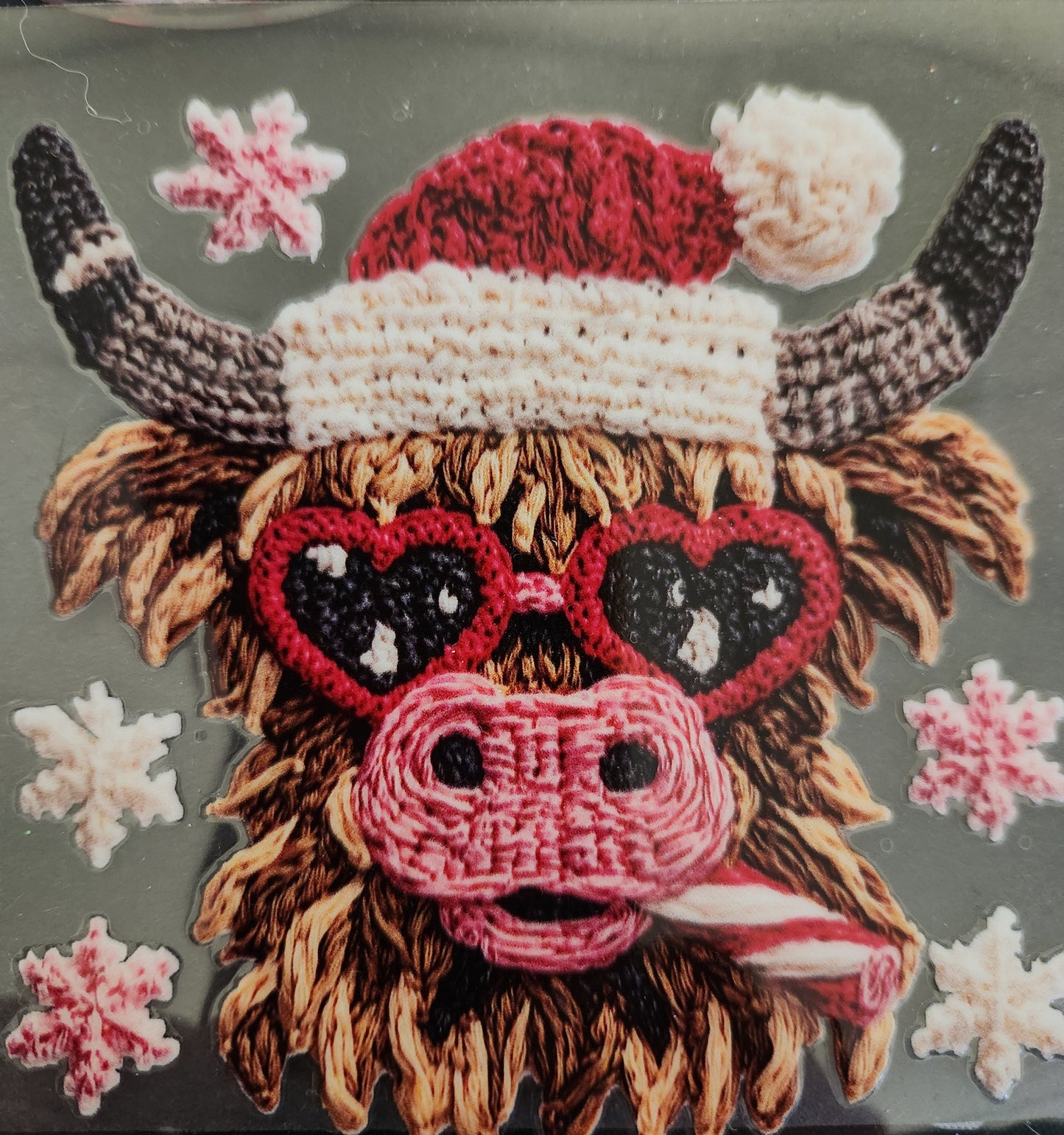 UVDTF Decal Wrap- Cow