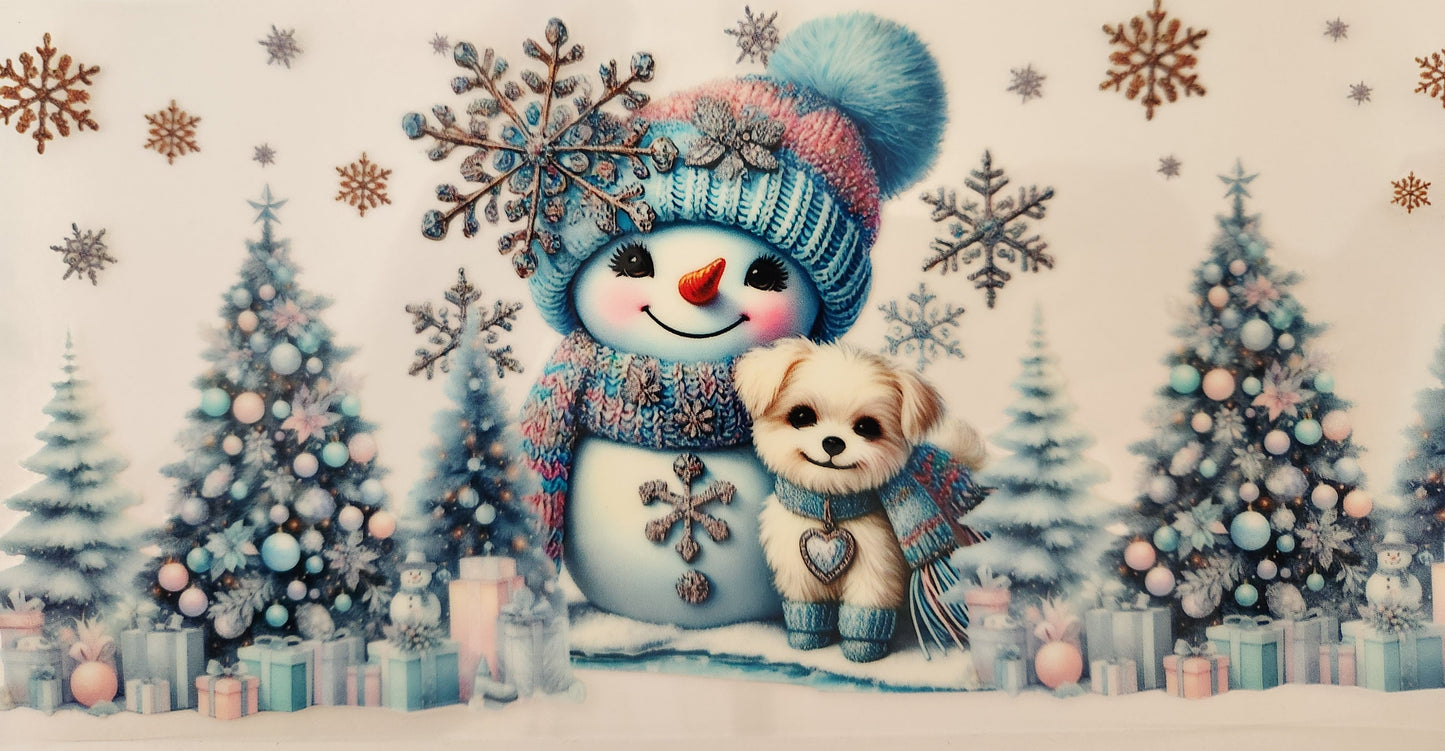 UVDTF 16oz Wrap- Cute Snowman