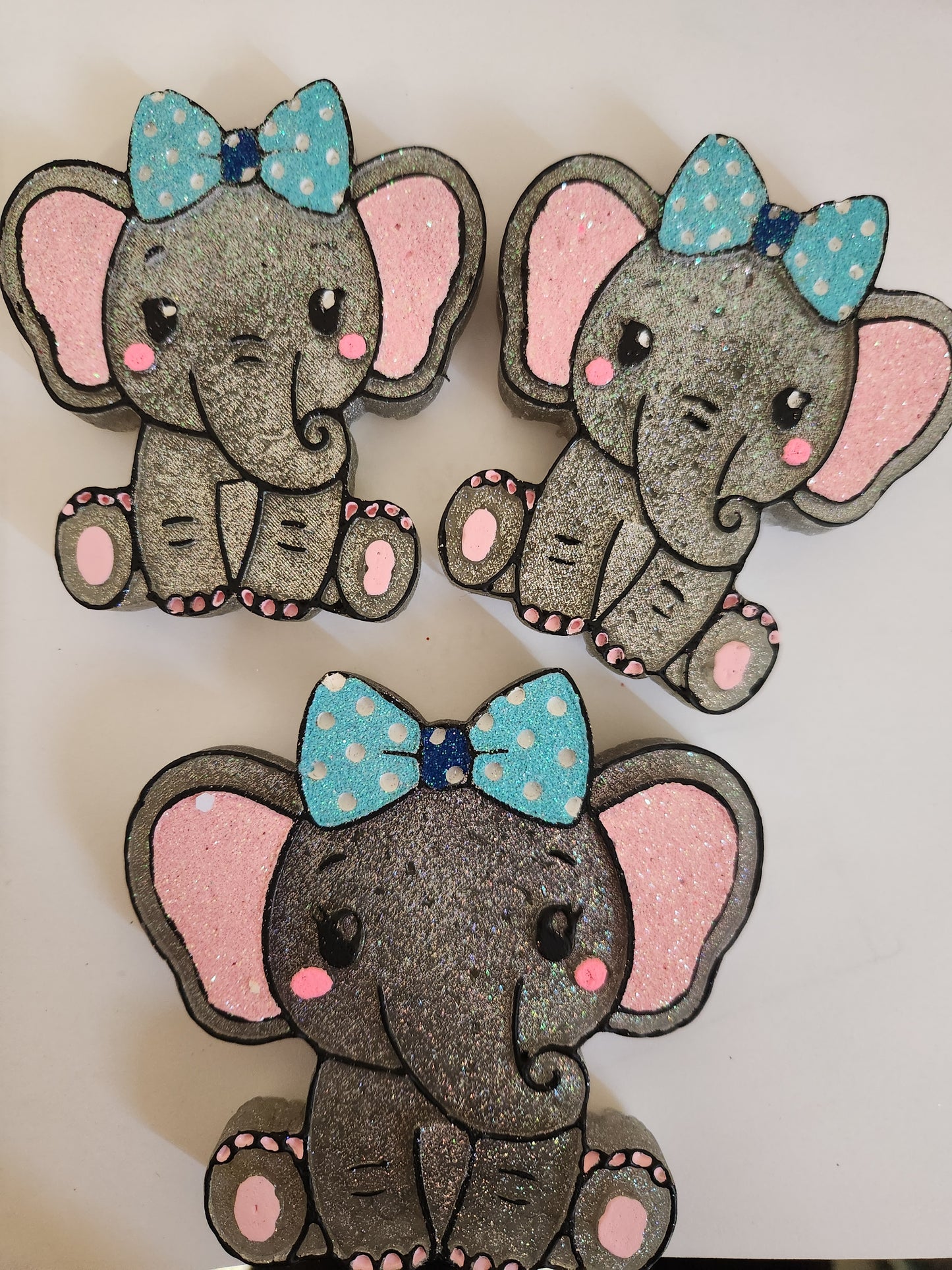Custom Freshie- SET Adorable Elephant- full size & Vents