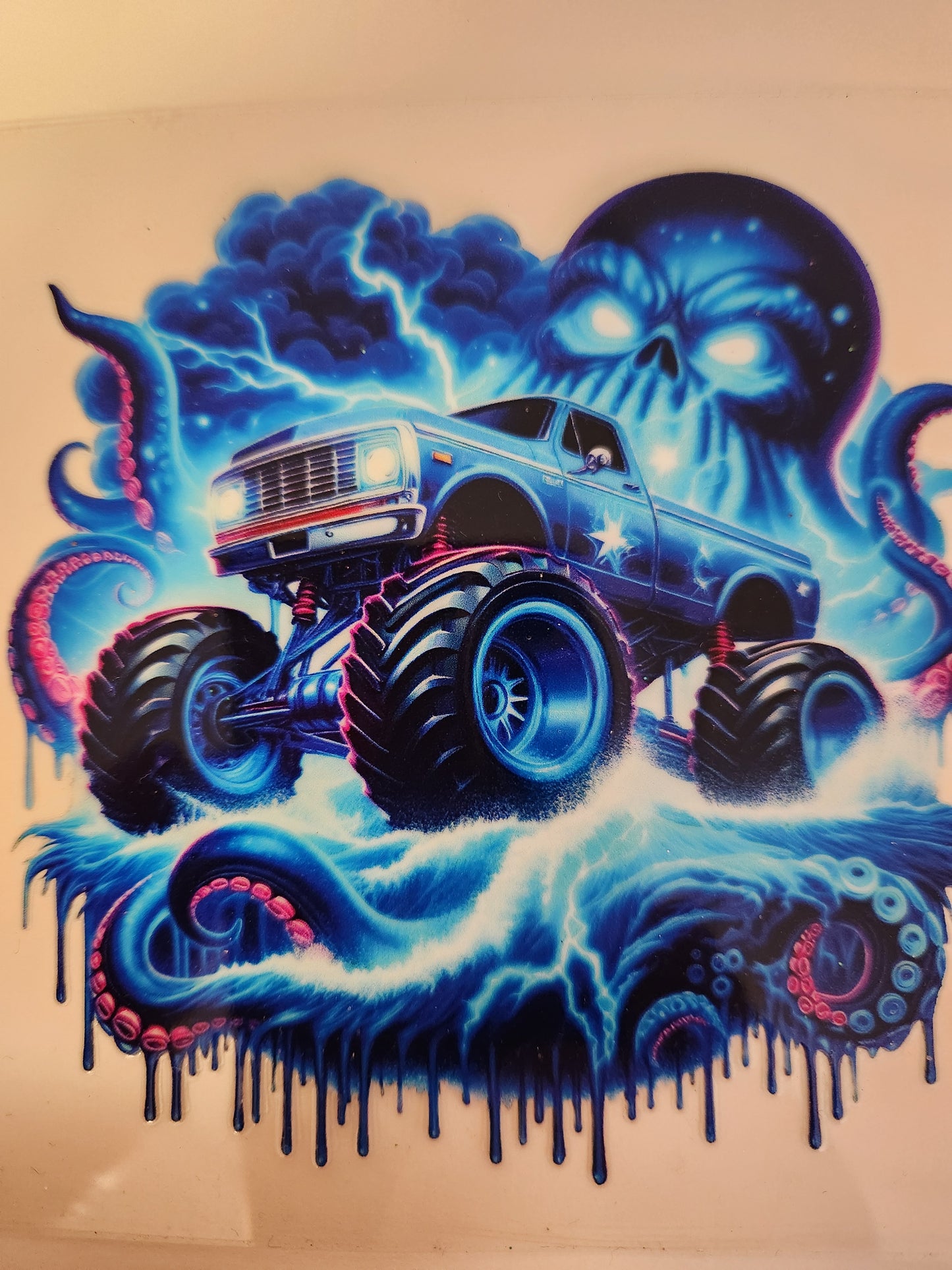 UVDTF Decal Cup- Monster Truck