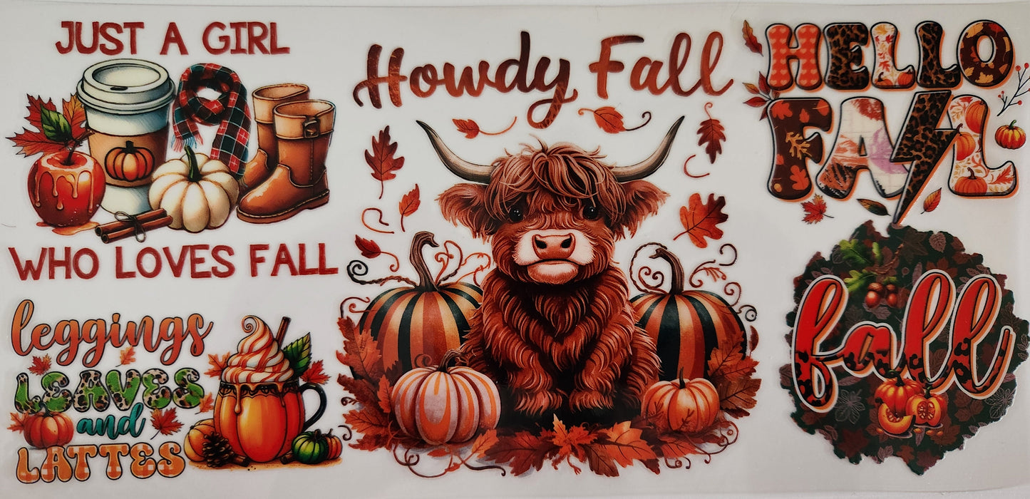 Cup Wrap- Howdy Fall