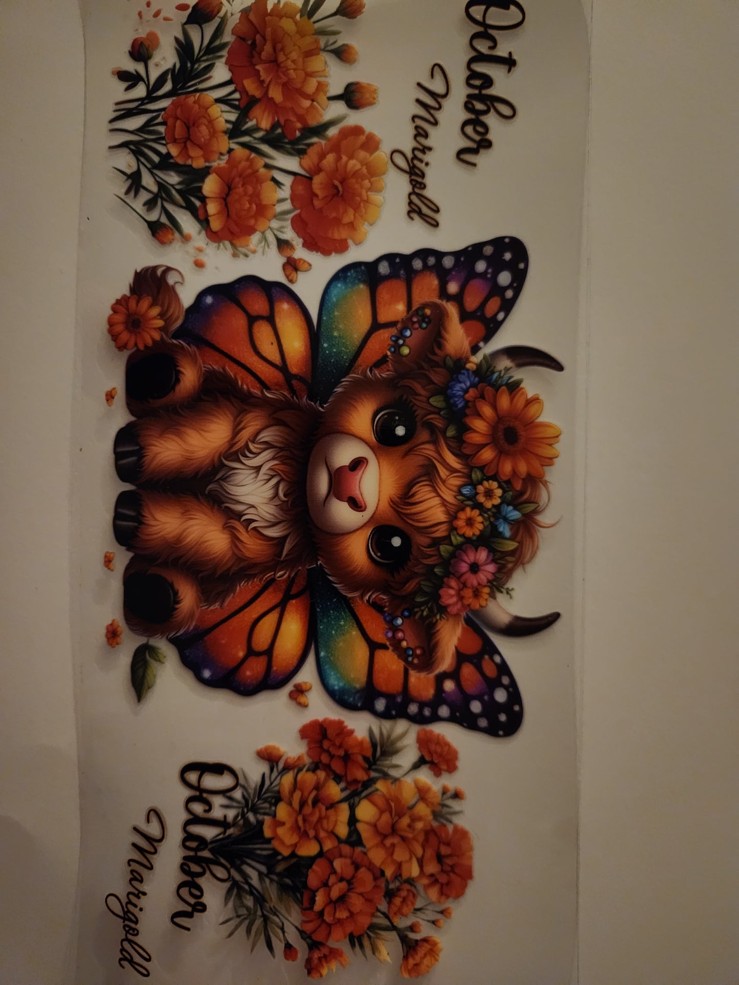 Cup Wrap- Autumn Cow