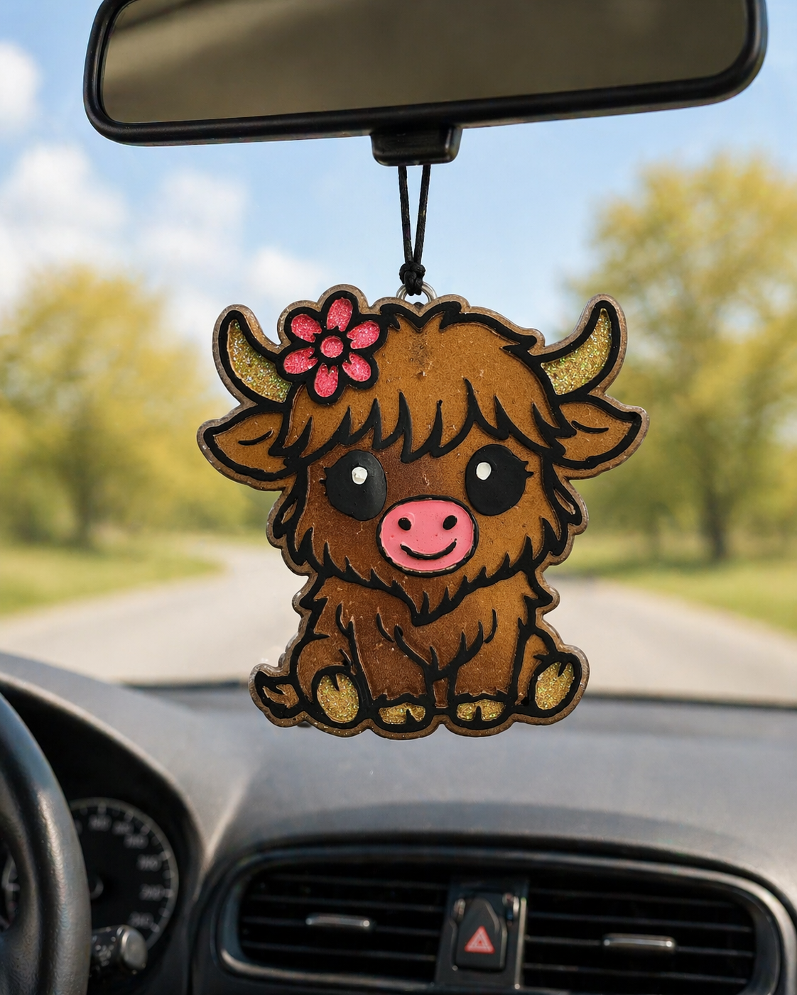 Custom Freshie- Cutest Cow