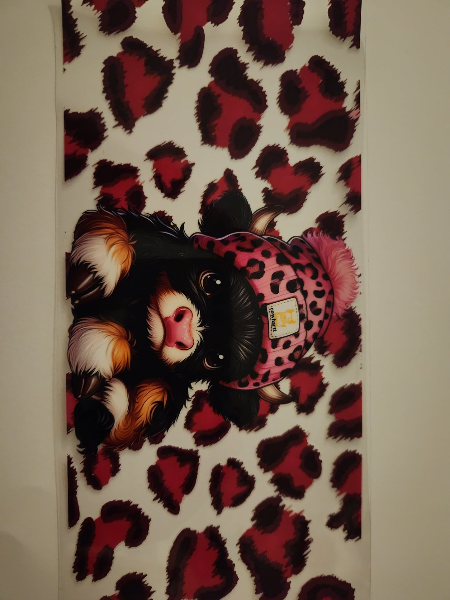 Cup Wrap- Beanie Cow