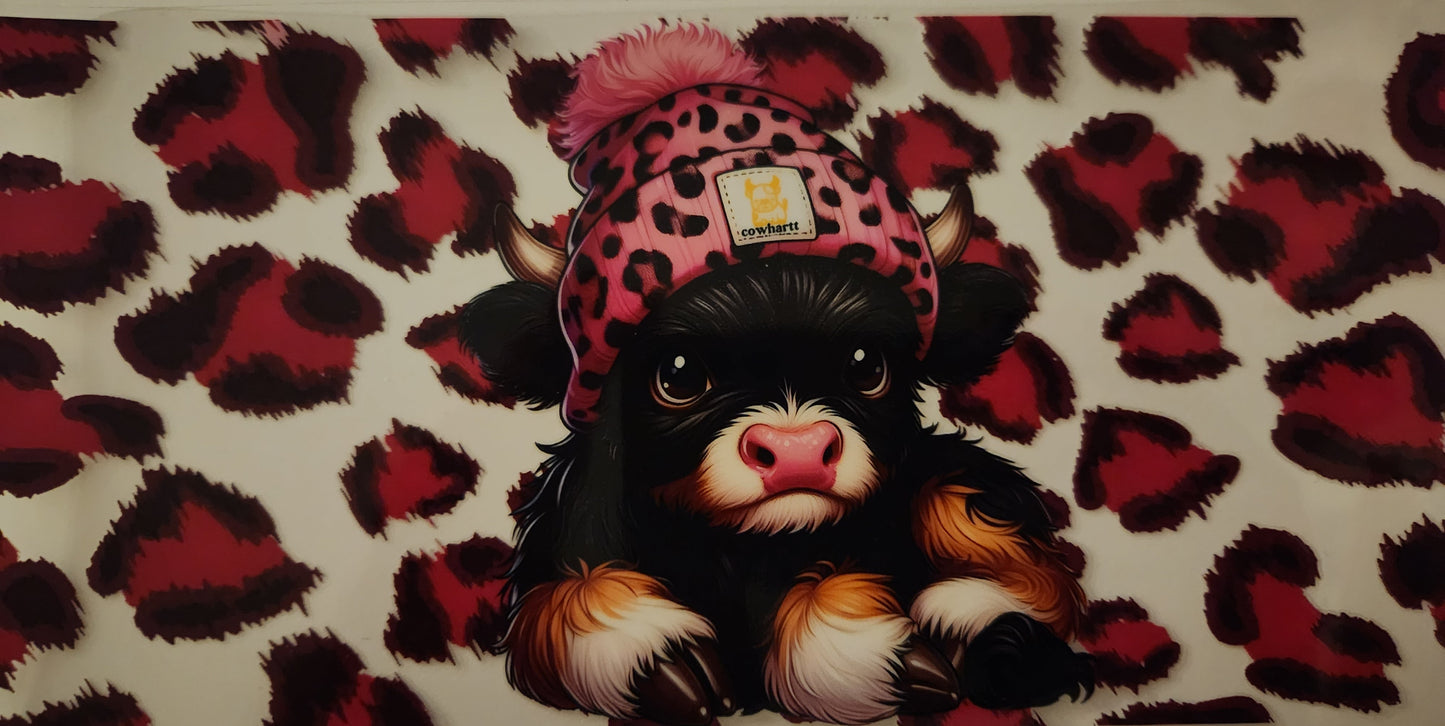 UVDTF 16oz Wrap- Beanie Cow