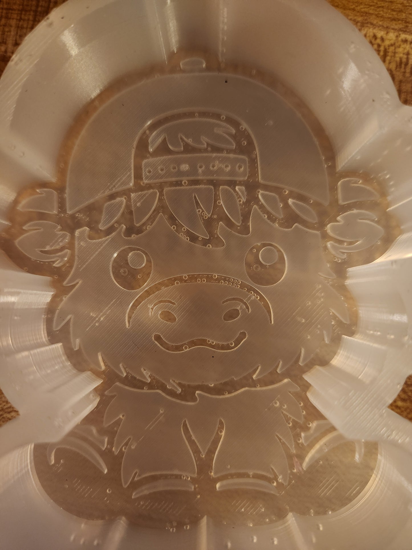 Custom Freshie- Cow With Hat