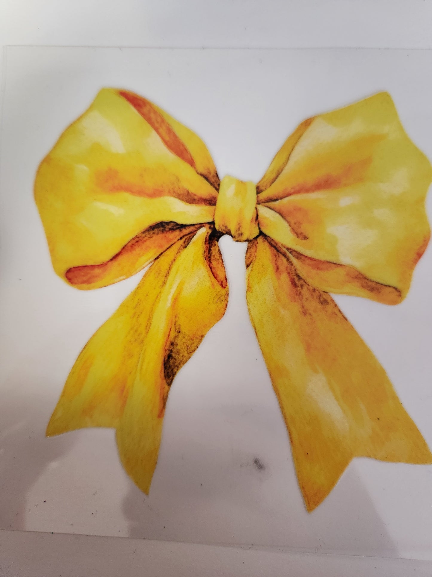 UVDTF Decal - Yellow Bow