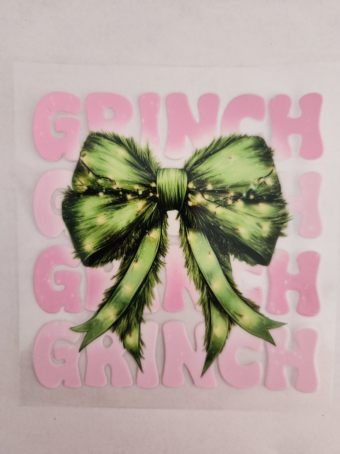 UVDTF DecalCup Wrap- Greenman Bow