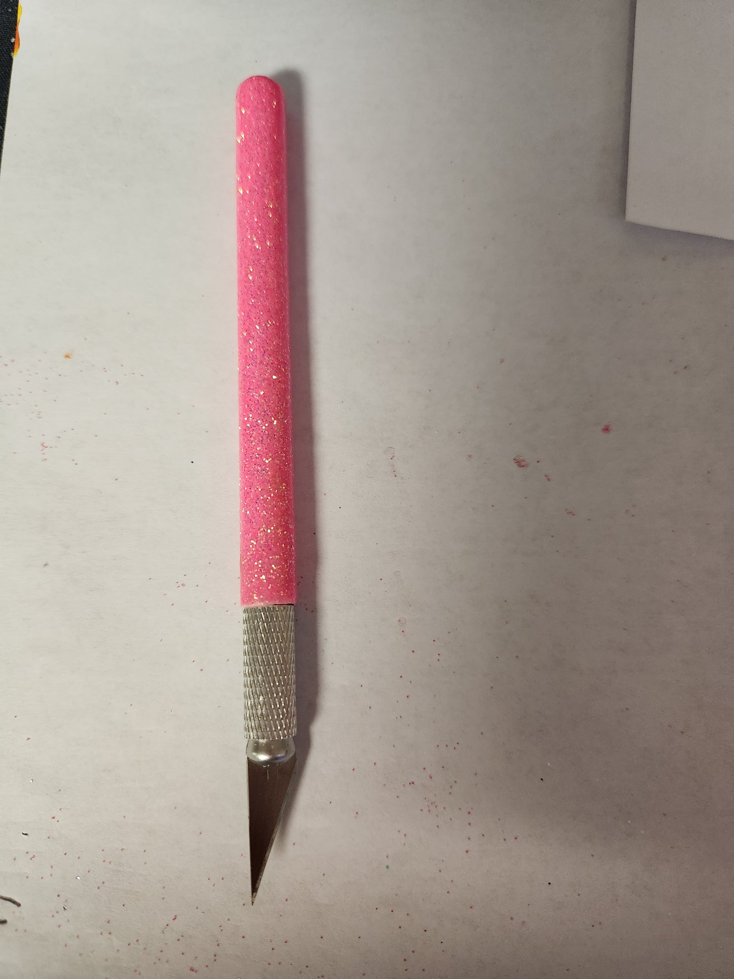 Custom Glittered Exacto Knife