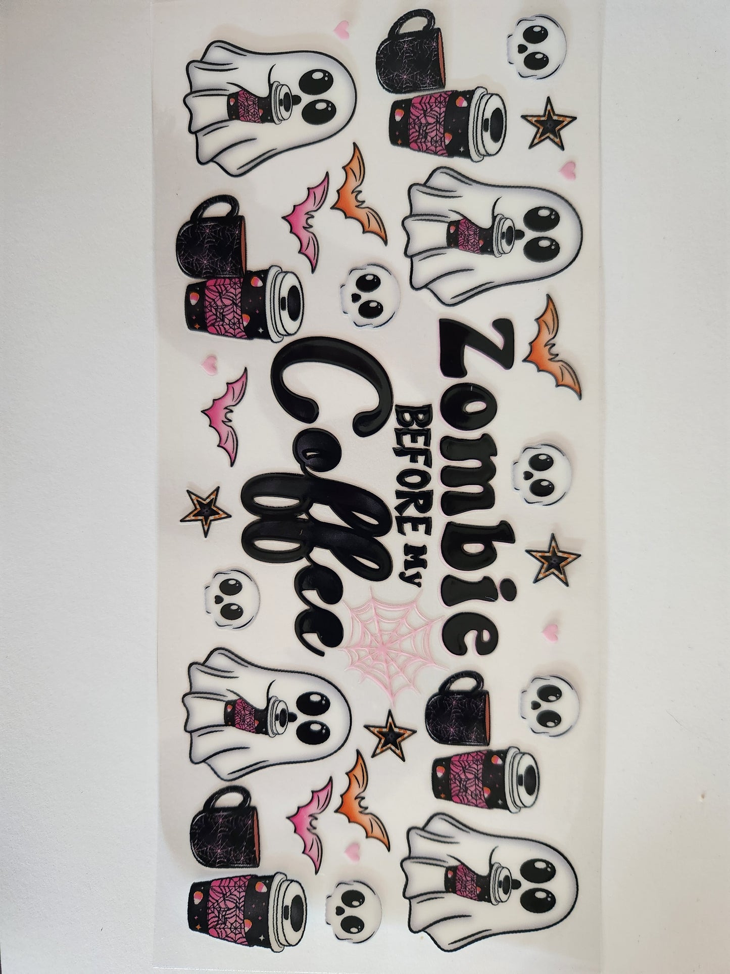 Cup Wrap- Coffee Zombie