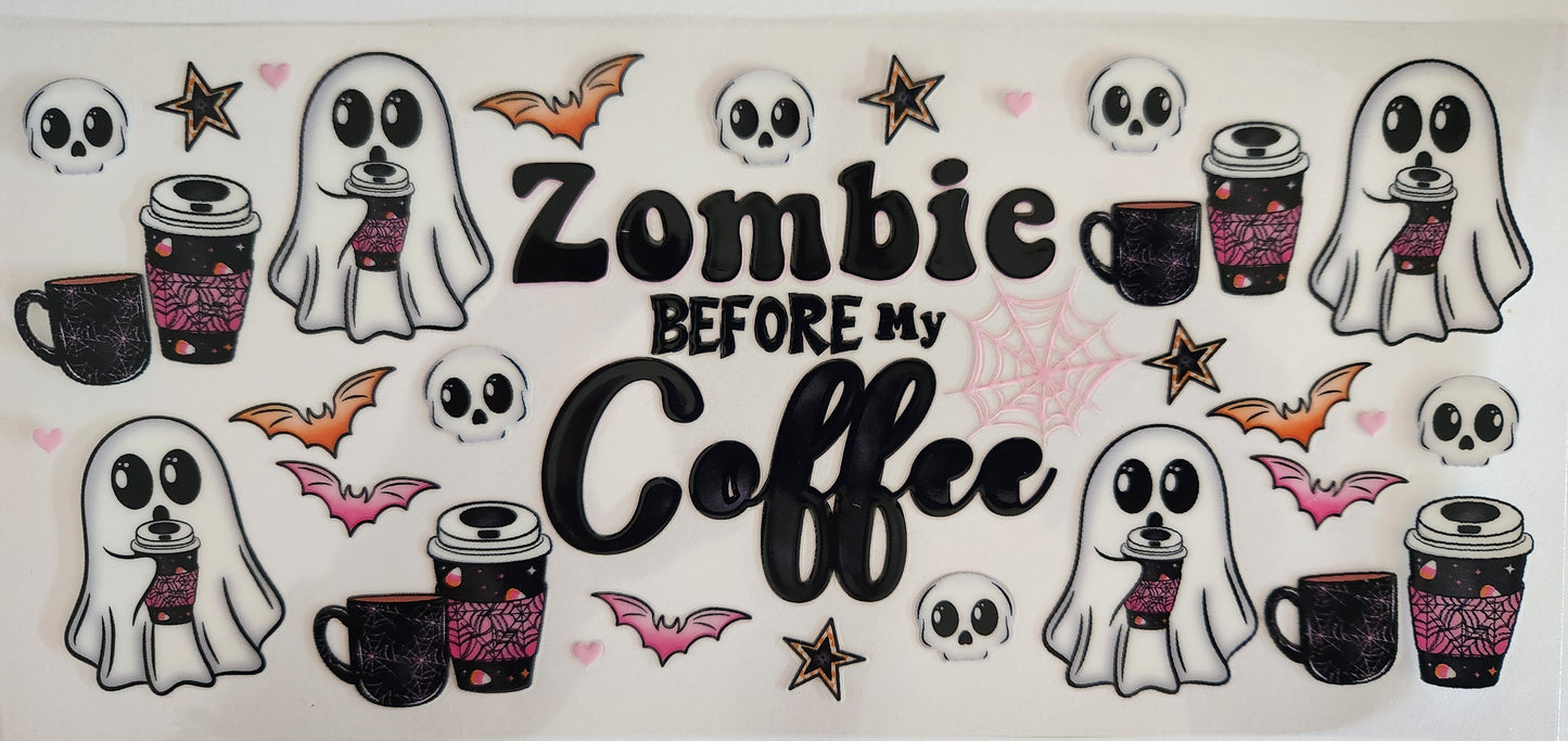 Cup Wrap- Coffee Zombie