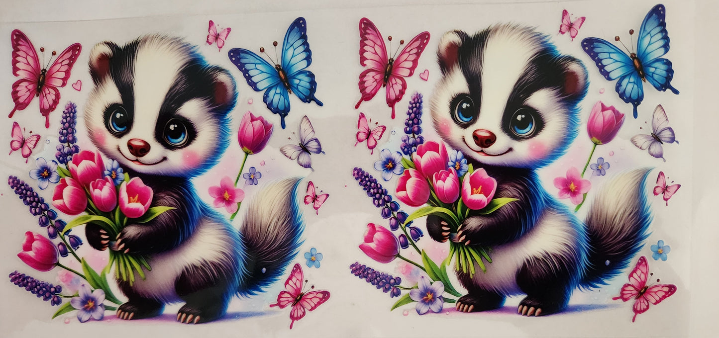 UVDTF 16oz Wrap- Cutie Skunk