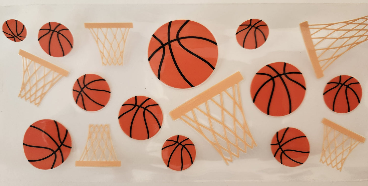 UVDTF 16oz Wrap- Basketball