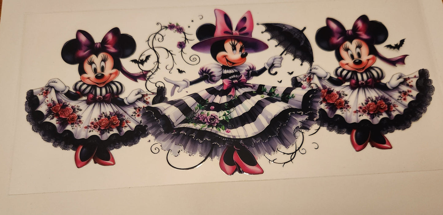 UVDTF Wrap 16oz- Spooky Girl Mouse