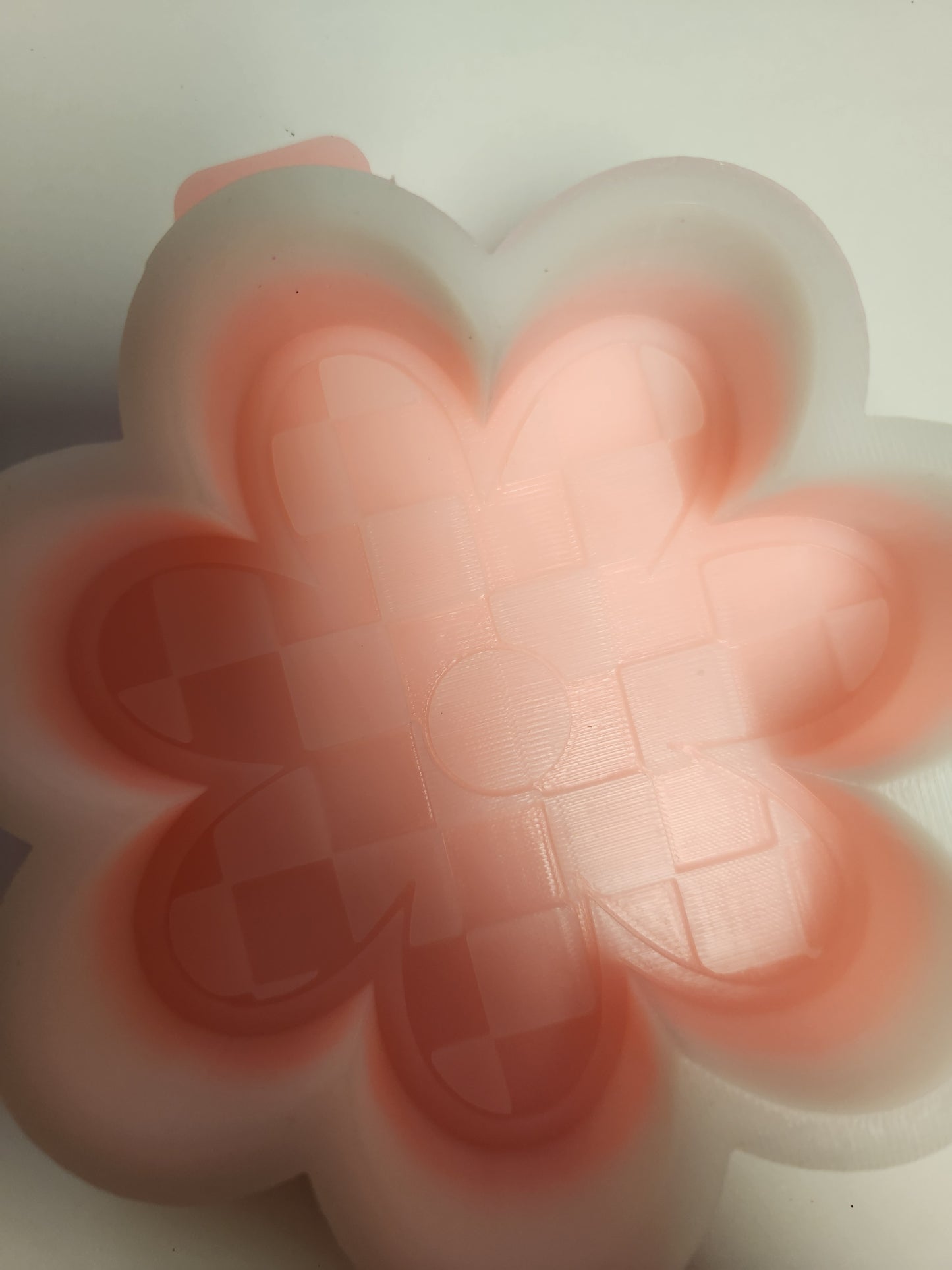 Custom Freshie- Checkered Flower