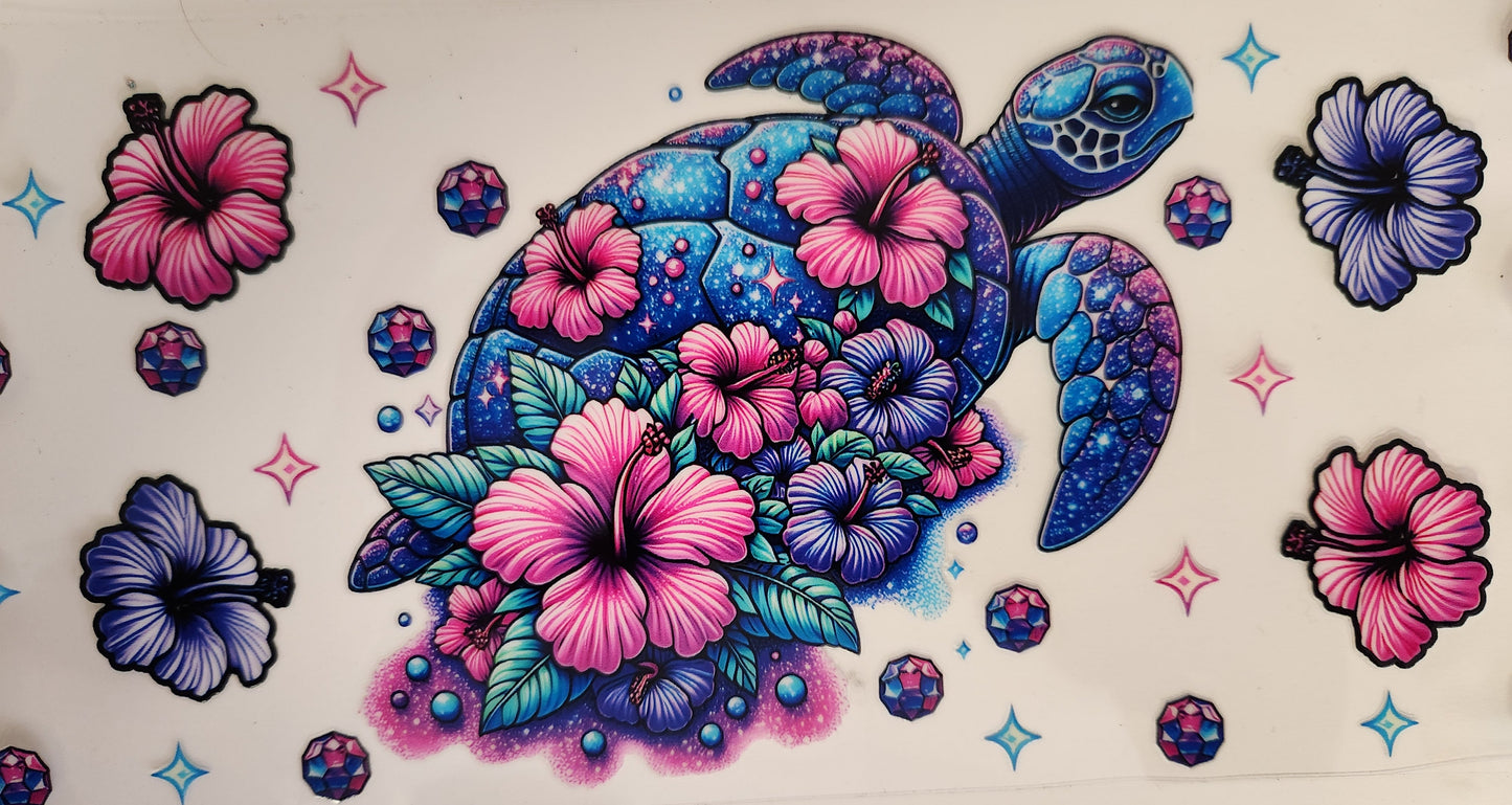 UVDTF 16oz Cup Wrap- Turtle