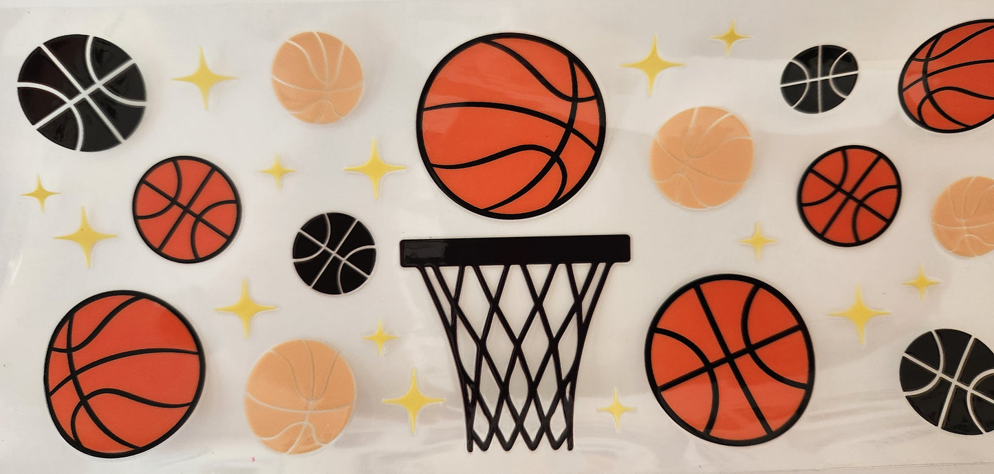 UVDTF 16oz Wrap- Basketball