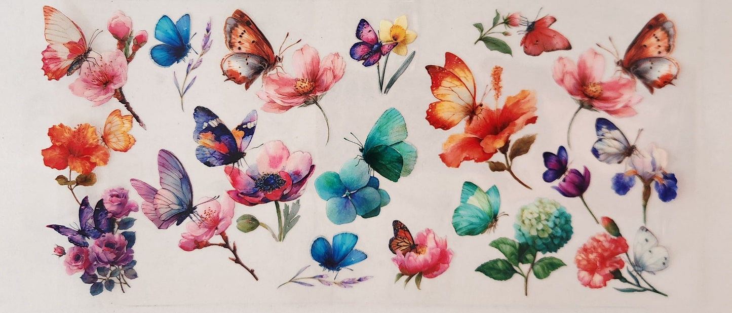 UVDTF Wrap 16oz- Butterflies
