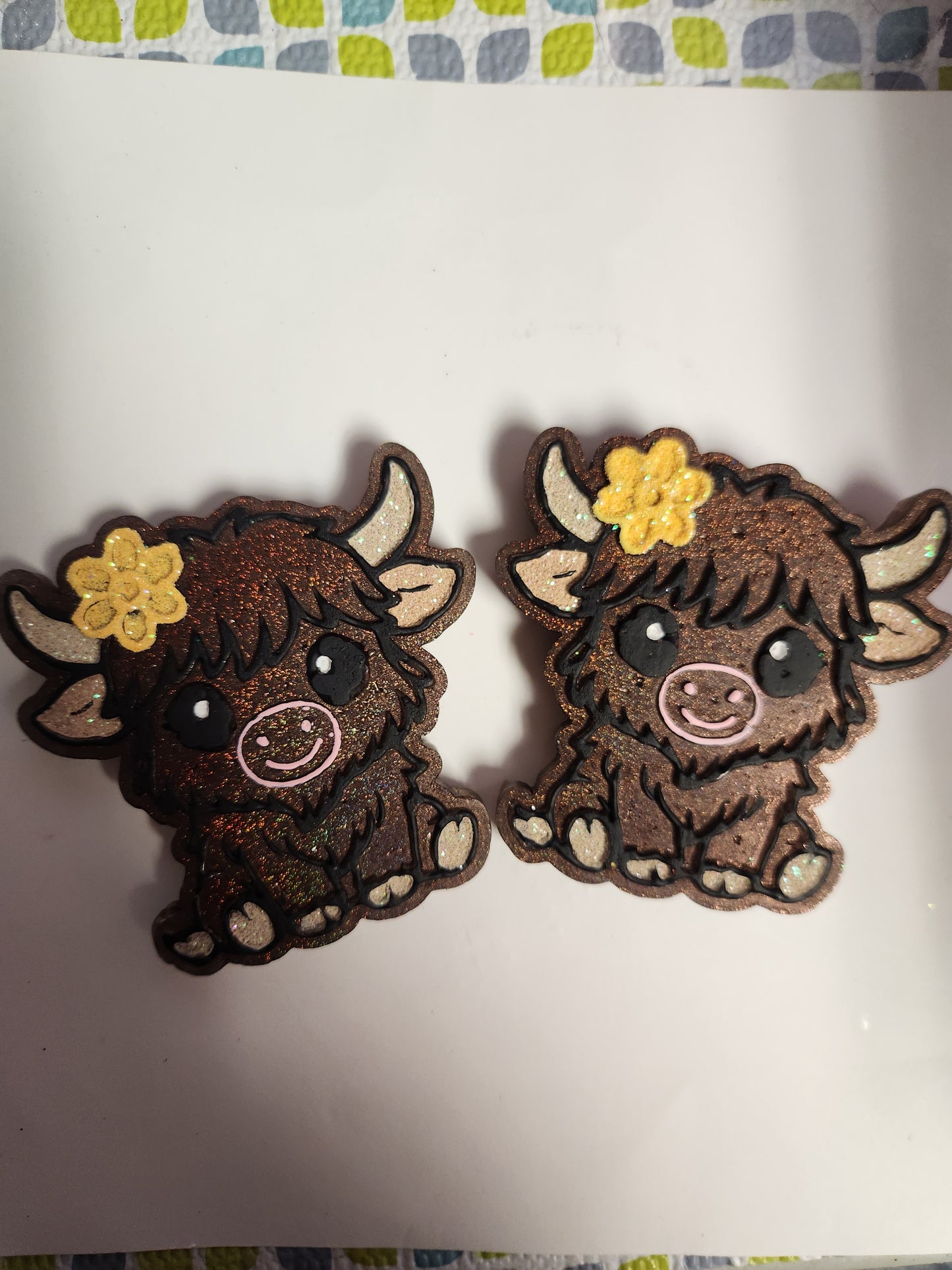 RTS Freshie-Flower Cow Vent Clips