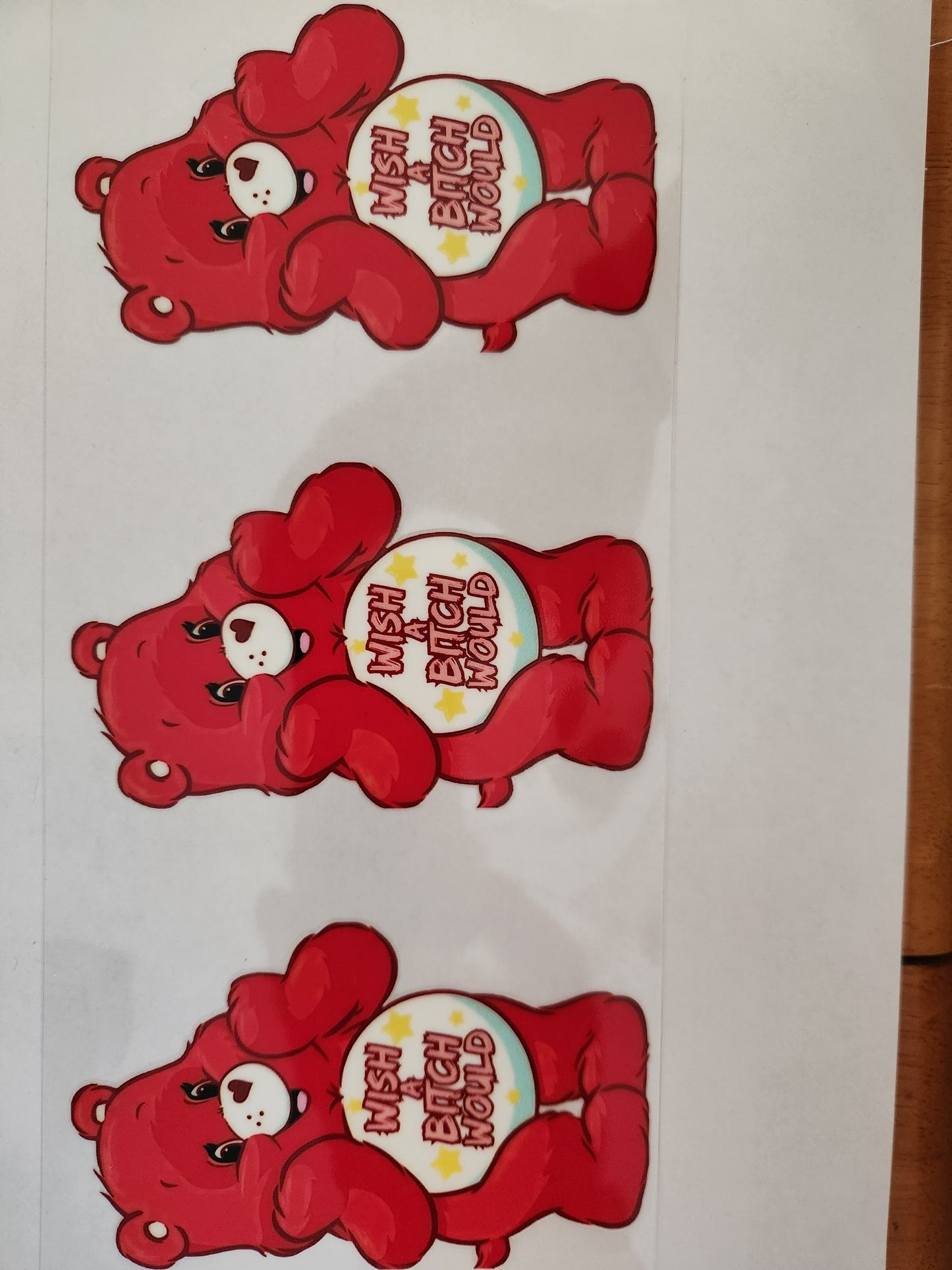 Cup Wrap- Swear Bear