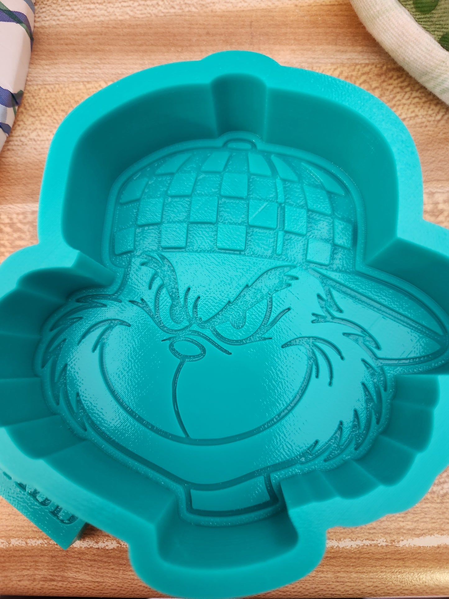 Custom Freshie- Green Man hat