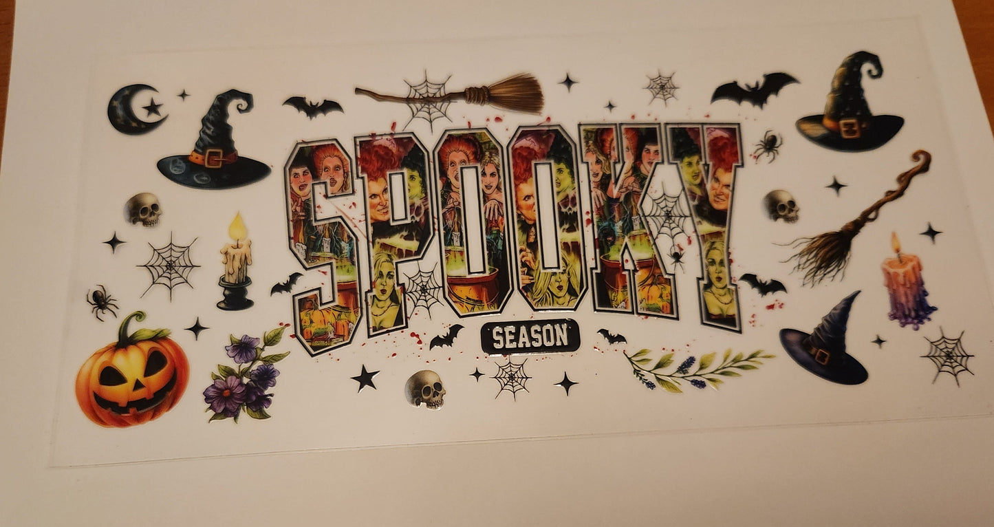 UVDTF Wrap 16oz- Spooky