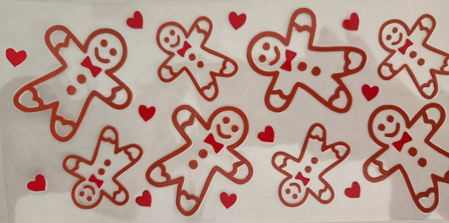 UVDTF 16oz Cup Wrap- Gingerbread