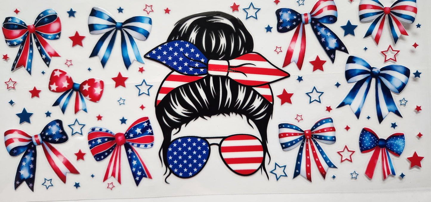 UVDTF Cup Wrap Mom Bun