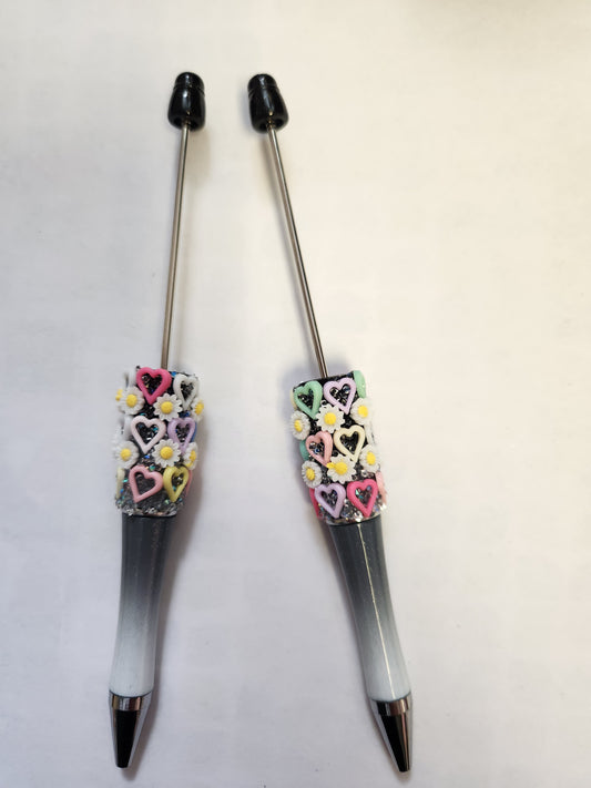 Beadable Fancy Pen Blanks- Hearts