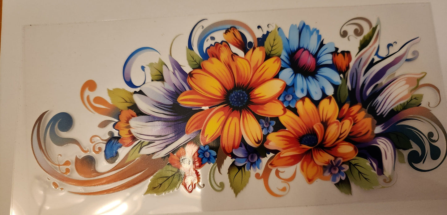 UVDTF Decal- Flowers