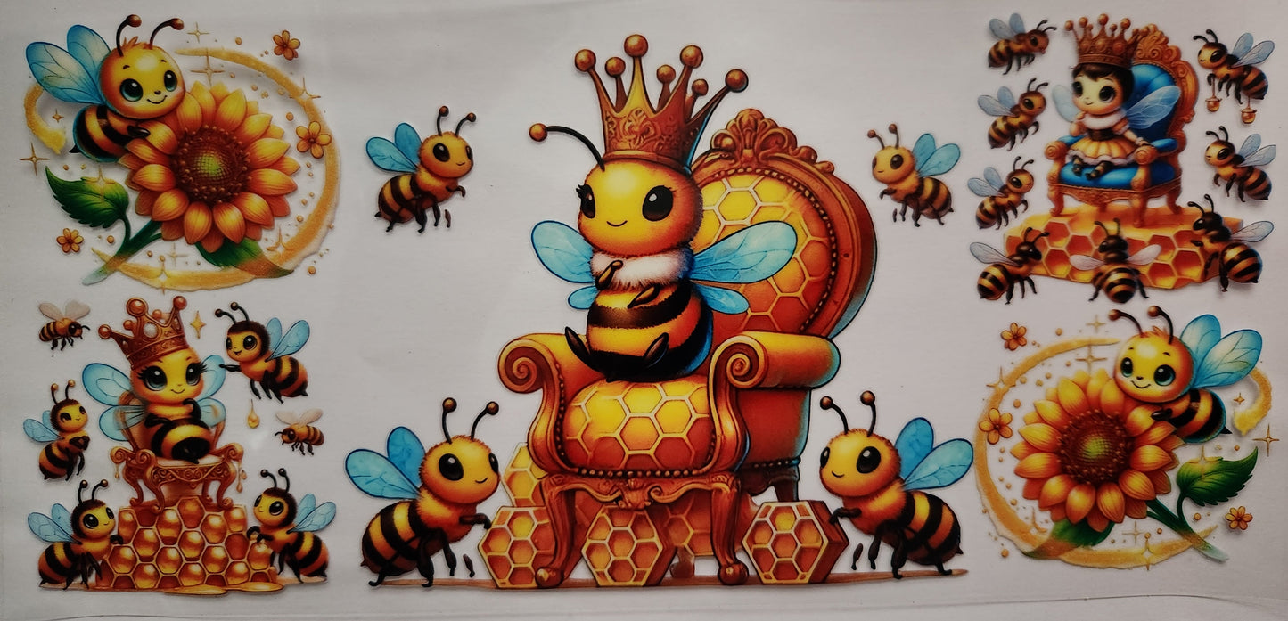 UVDTF Cup Wrap Queen Bee