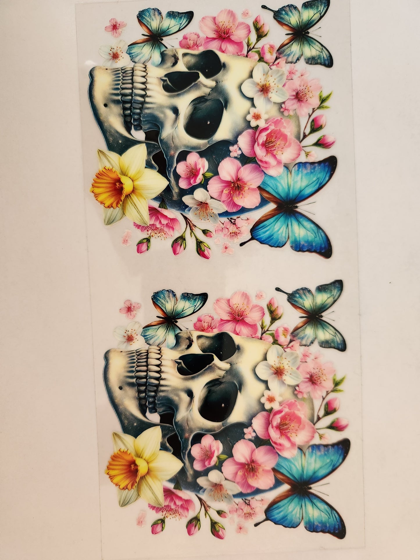 Cup Wrap- Butterfly Skull