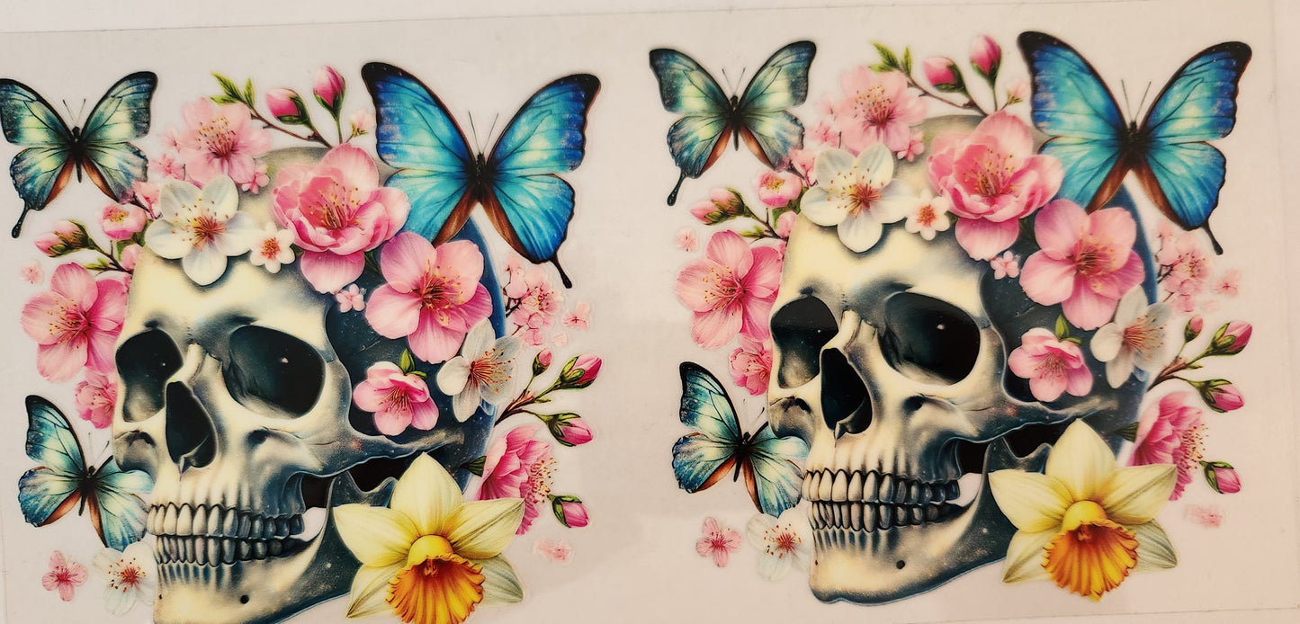 UVDTF 16oz Wrap- Butterfly Skull