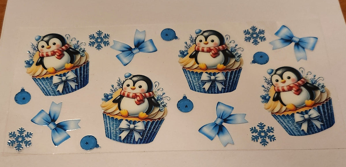UVDTF 16oz Cup Wrap- Penguins