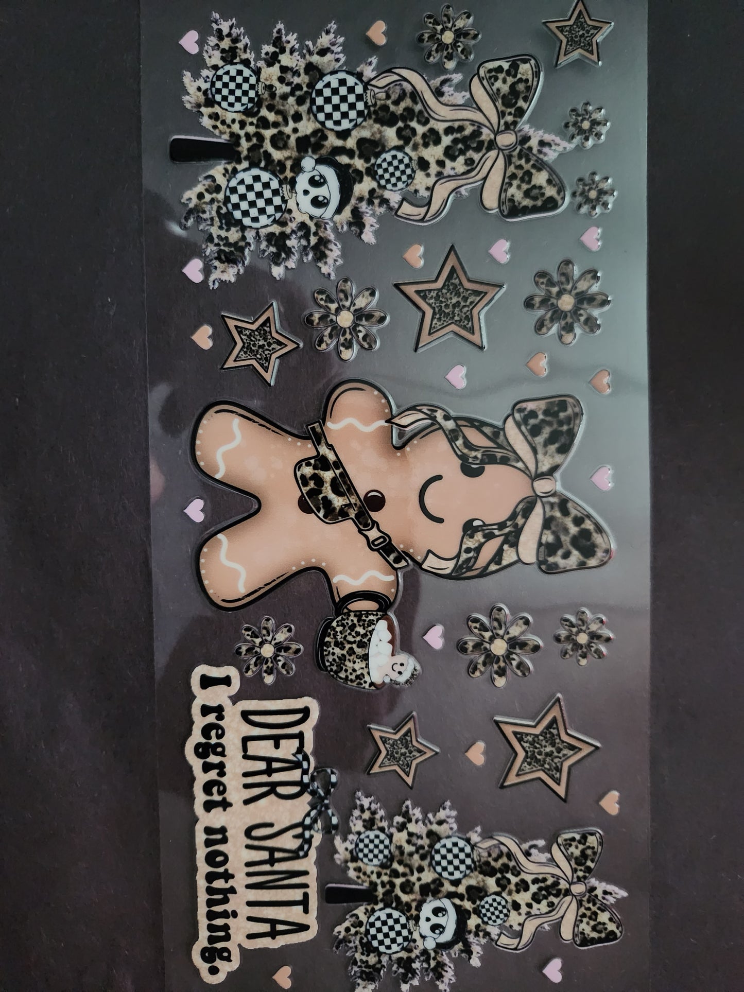 Cup Wrap- Regret Nothing Gingerbread