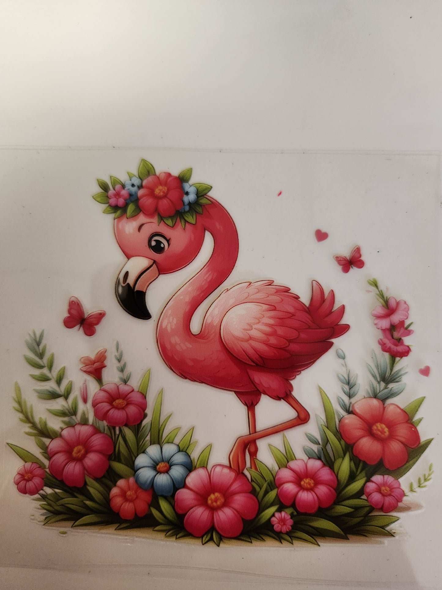 UVDTF Decal Cup- Flamingo