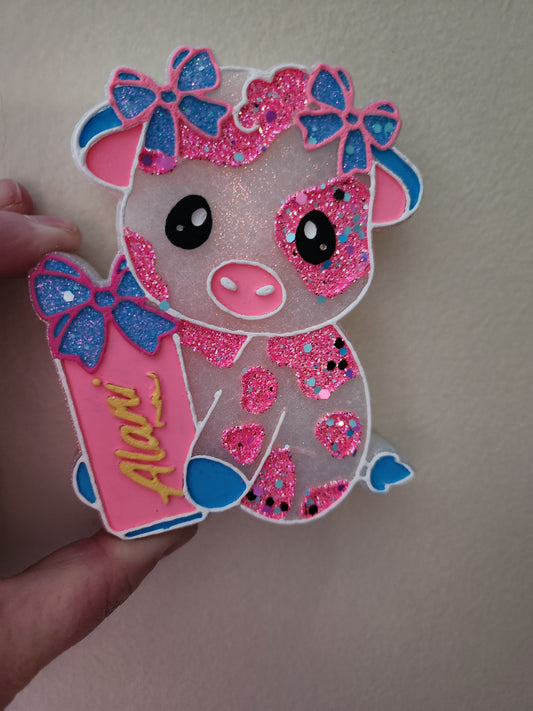 Custom Freshie- Drink Cow