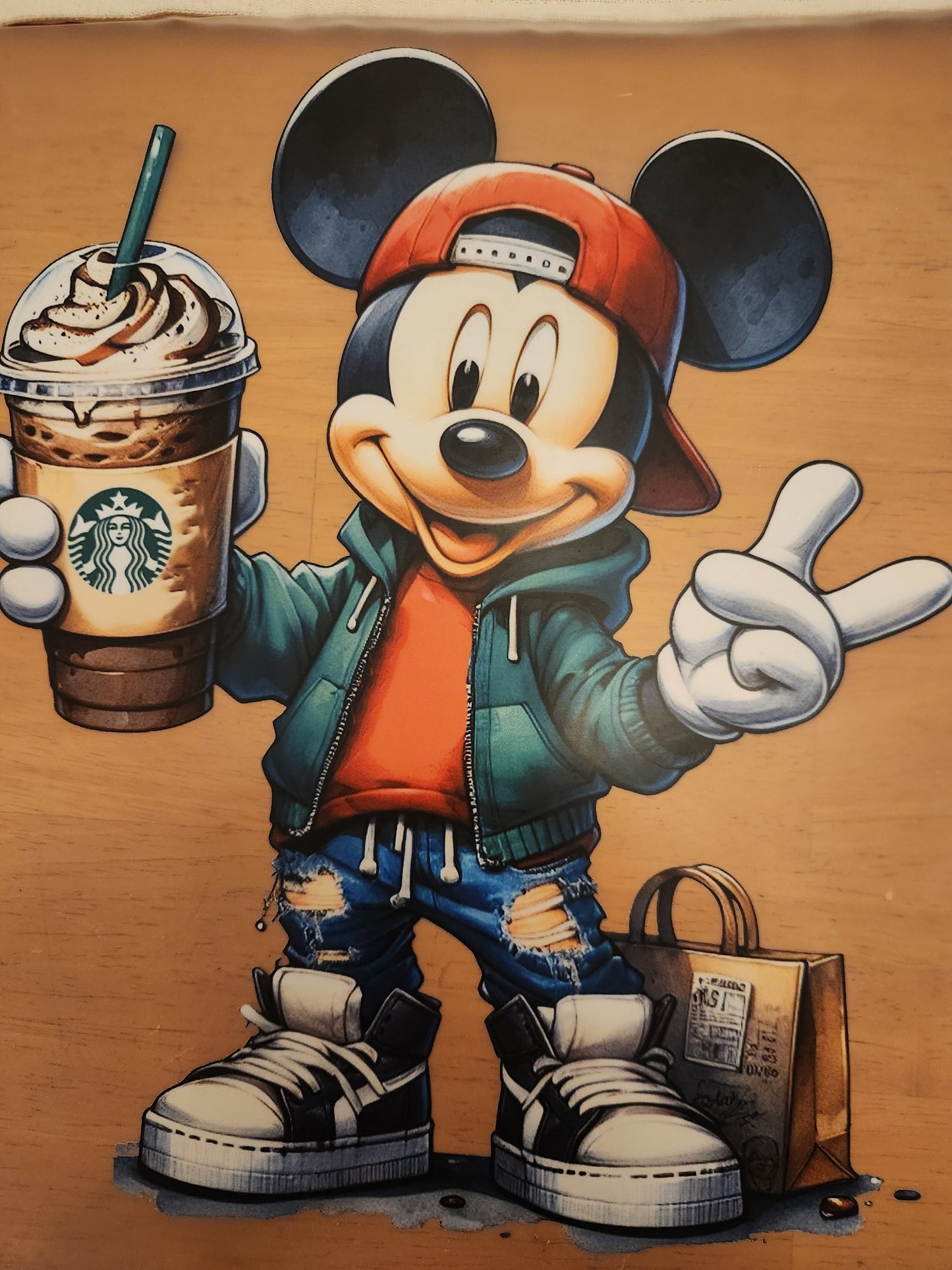 Heat Transfer- Starbies Mickey