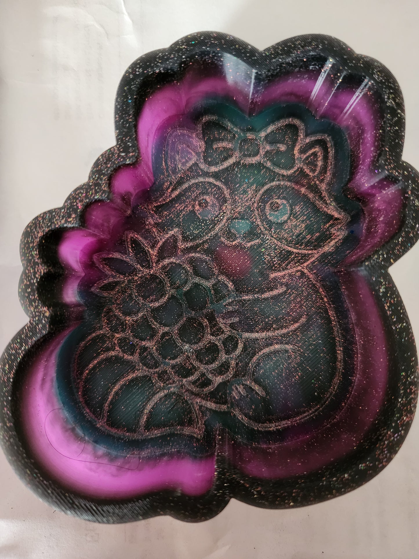 Custom Freshie- Raccoon with Raspberry