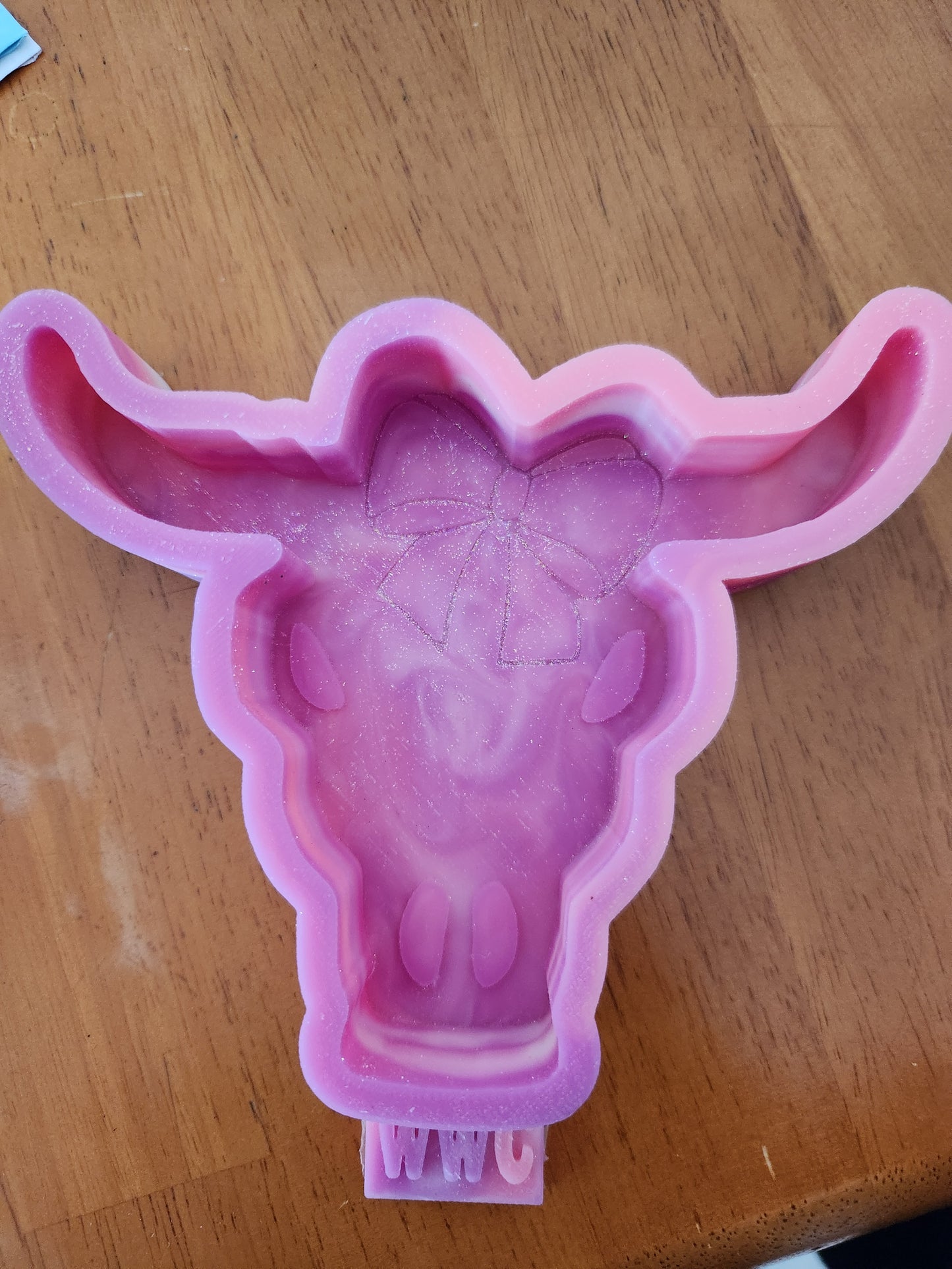 Custom Freshie- Bull with Bow