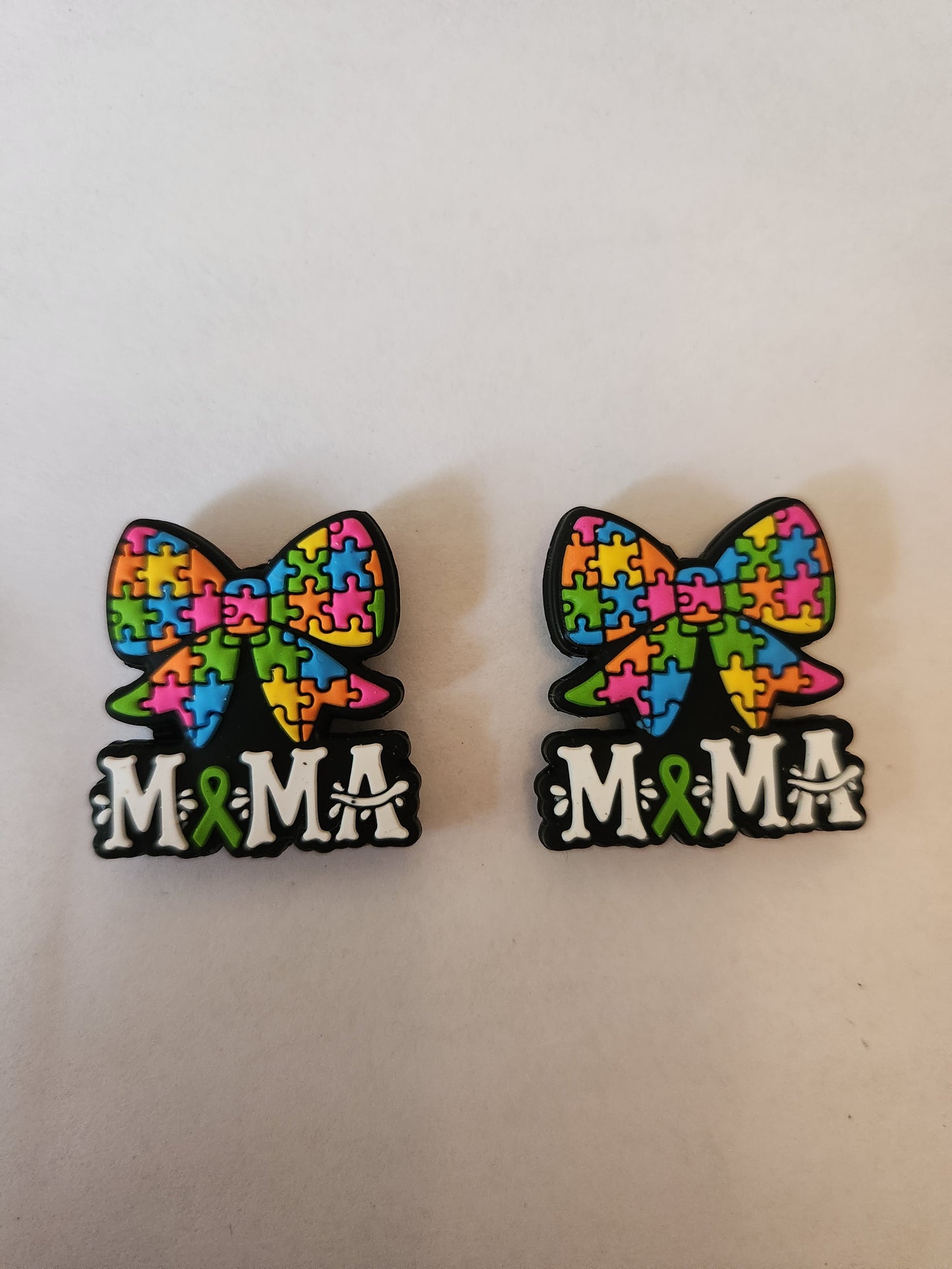 2D Silicone Focal- Autisim Awareness Mom