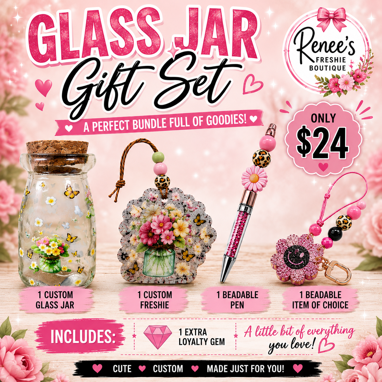 Glass Jar Gift Set