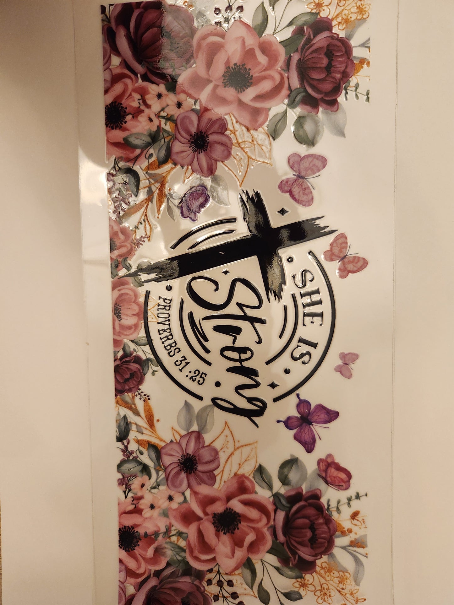 Cup Wrap- She is Strong