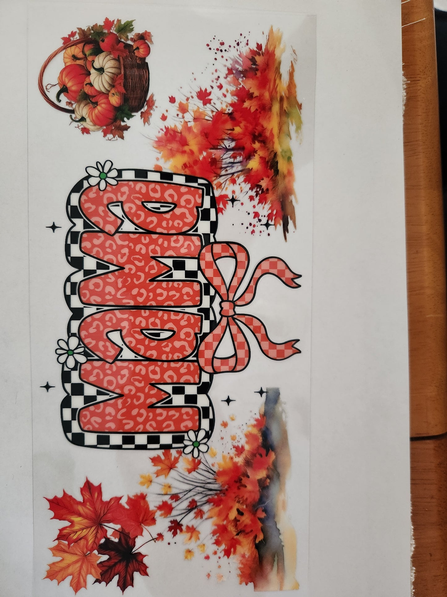 Cup Wrap- Fall Mama